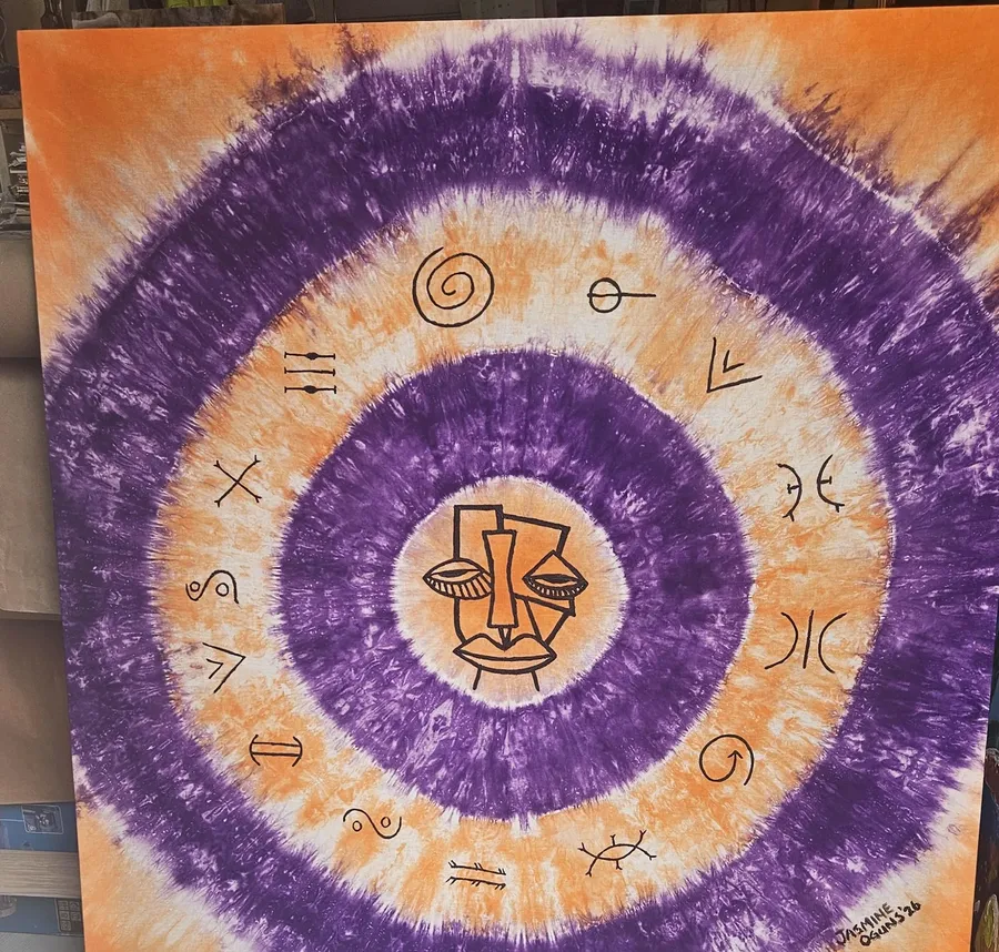 Celestial Mandala, artwork by Jasmine Oguns