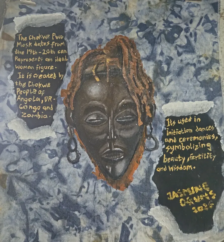 Chokwe Pwo Mask, artwork by Jasmine Oguns
