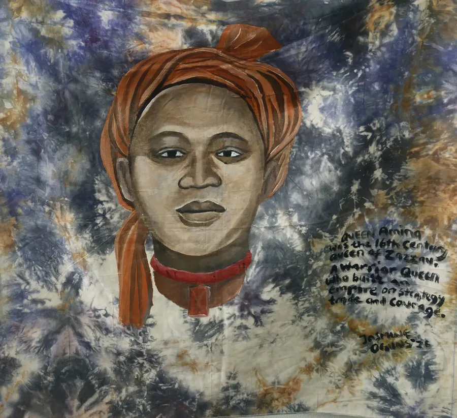 Queen Amina, artwork by Jasmine Oguns