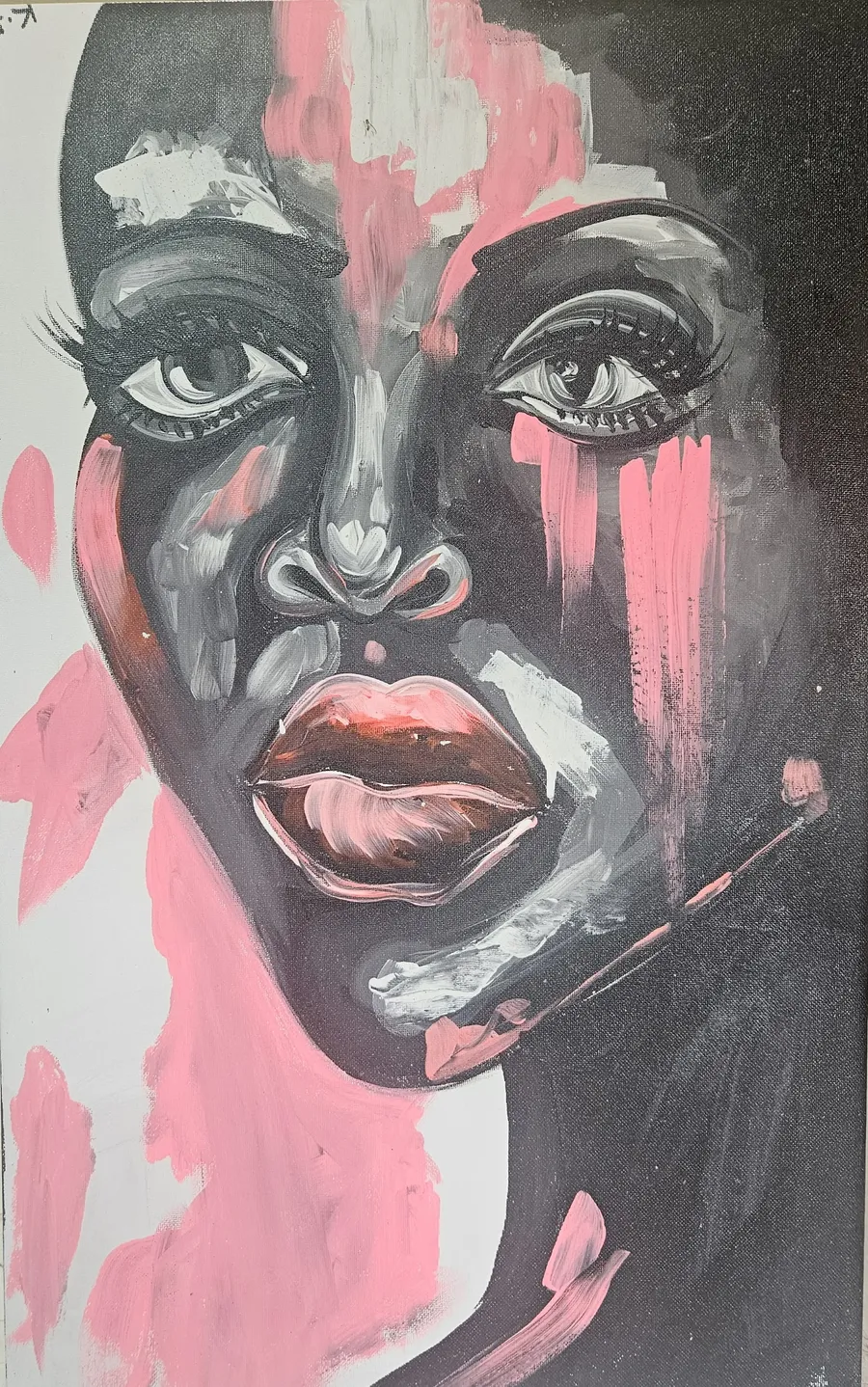 Smoke Break, artwork by John Kwame Eduafo